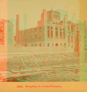 Hospital,  St. Louis Tornado. 1896 1865?-1890?