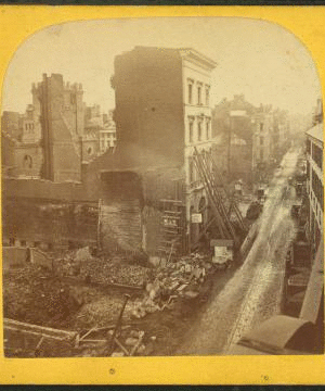 Panoramic view from Washington Street. 1872