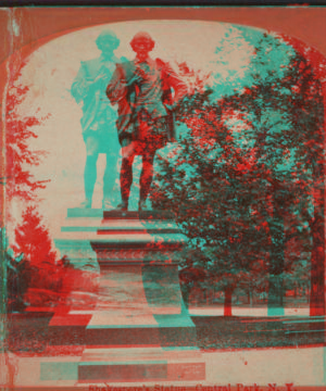 Shakespeare's statue, Central Park, N.Y. [1865?]-1896