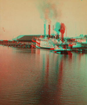 Landing of Steamers, Tampa City, Fla. 1870?-1890?