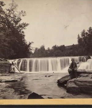 Third or Mill Dam Fall. 1870?-1880?