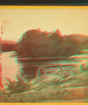 Looking up Androscoggin, from Lead-Mine Bridge, Shelburne, N.H. 1858?-1875?