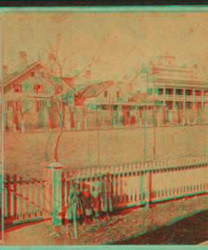 Front view of residence of Pres. B. Young. 1863?-1880?