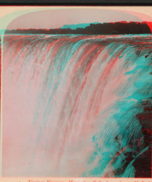 Tireless Niagara, Horse Shoe Falls, from above, U.S.A. 1895-1903