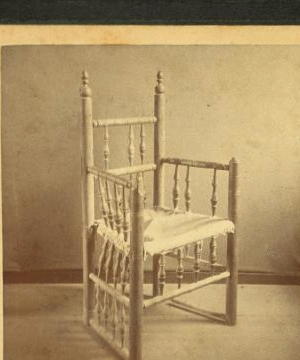 Elder Brewster's chair. 1865?-1905?