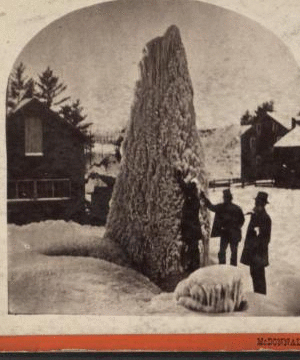 [Visitors at Saratoga Springs.] [1870?-1880?]