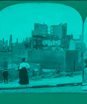 Looking west from the Jewish Synagogue. 1906