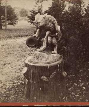John Hoey's Garden, Long Branch. "The Letter Carrier." [ca. 1875] 1860?-1890?