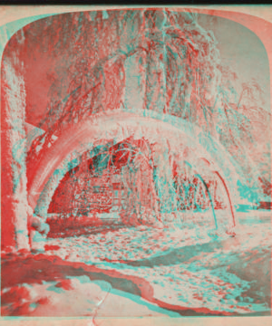 The frozen arch, Prospect Park, Niagara, U. S. A.. 1865?-1880?