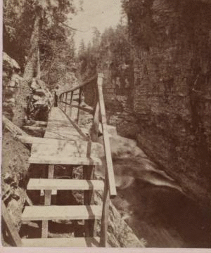 Ausable Chasm. The Long Gallery. 1865?-1885?