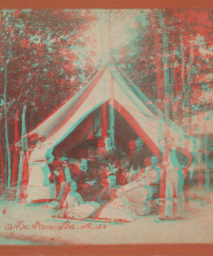 Mrs. Stone's Tent. [ca. 1875] 1870?-1889?