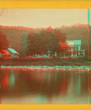 Jenks & Rice's hotel--across the Deerfield. 1865?-1885