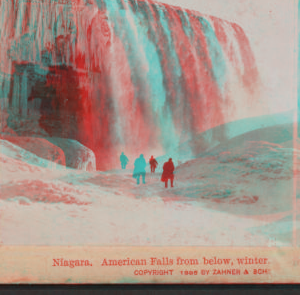 Niagara. American Falls from below, winter. 1860?-1905