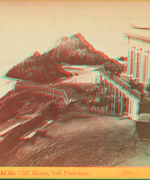 At the Cliff House, San Francisco. 1866?-1876? 1866-1873