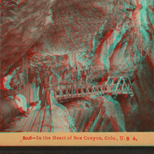 In the heart of Box Canyon, Colo., U.S.A. 1870?-1905? c1897