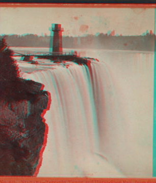 Niagara - Terrapin Tower and Horse-Shoe Fall, from Goat Island. [1863?-1880?]