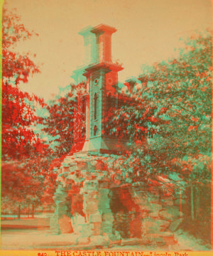 The Castle fountain, Lincoln Park. 1865?-1900?