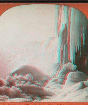 Grottoes and temples with crystal spires, Niagara Falls, N.Y., U.S.A. [Ice formations near falls.] 1893-1902