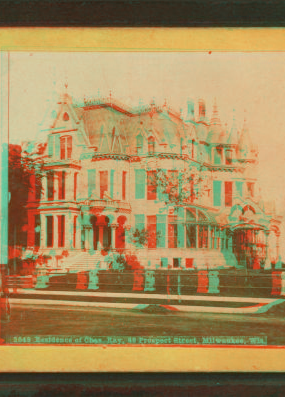 Residence of Chas. Ray, 88 Prospect Street, Milwaukee, Wis. 1870?-1900?