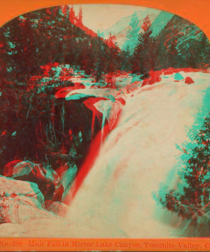 Muir Fall in Mirror Lake Canyon, Yosemite Valley, Cal. 1870?-1883?