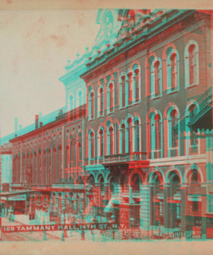 Tammany Hall, 14th St., N.Y. [1865?-1896?] 1896