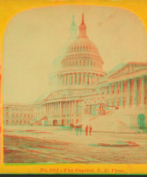 The Capitol. N.E. View. 1864?-1871? 1864-1871