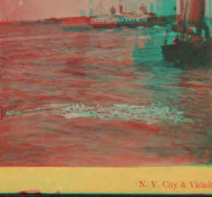 [Ferry boats in New York Harbor.] 1858?-1910? [ca. 1865]