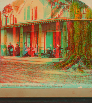 Residence of Harriet Beecher Stowe, Florida. [ca. 1875] 1873?-1895?