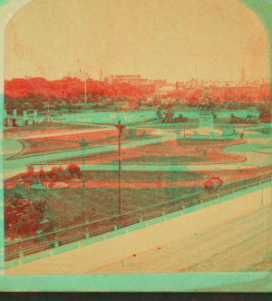 Panoramic view, Public Garden. 1865?-1890?