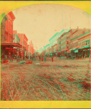 General view, Main Street, looking north. 1863?-1880?