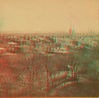 Panorama of Philadelphia. South-east from State House. 1860?-1896