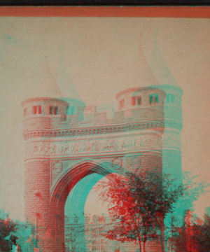 Memorial Arch, Hartford, Conn. 1867?-1890? ca. 1890