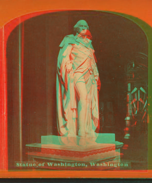 Statue of Washington, Washington. [ca. 1870] 1865?-1885?