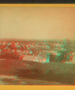 View of Bangor from Thomas Hill. [B] 1869?-1882?