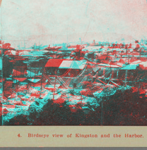 Birdseye view of Kingston and the Harbor. 1907