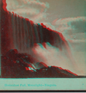 Horseshow Fall, moonlight, Niagara. 1865?-1880?