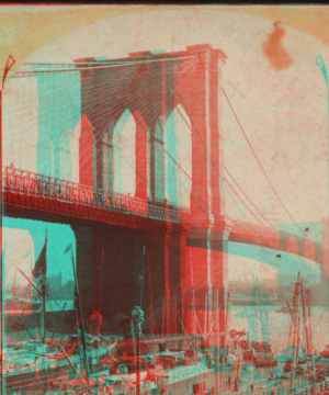 Brooklyn Bridge. [1867?-1910?]