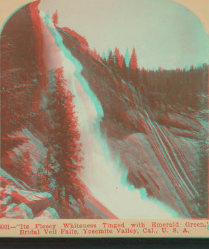 Bridal Veil Falls, Yosemite Valley, Cal., U.S.A. 1897-1905?