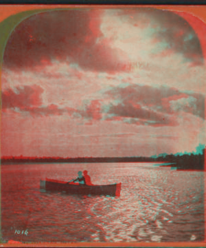 Sunset, Niagara River. [1863?-1880?]