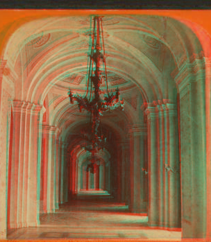 No.1028., The Capitol, Main Corridor, House of Representatives, Washington, D.C.. 1865-1880 1865-1880?