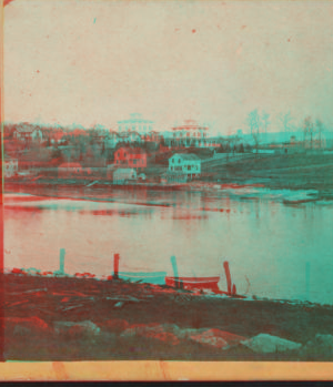 A view of Winthrop's Neck and cove. 1865?-1895?