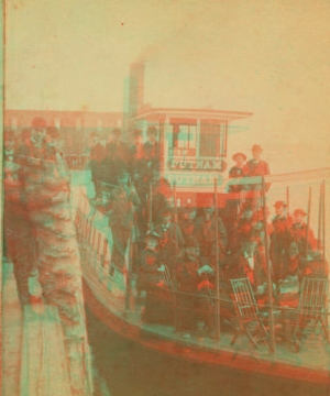 [Oklawaha Steamer, "Putnam," and passengers.] [ca. 1880] 1870?-1910?