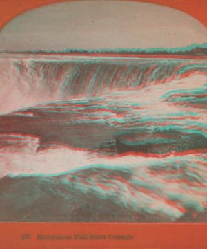 Horseshoe Fall from Canada. 1865?-1880?