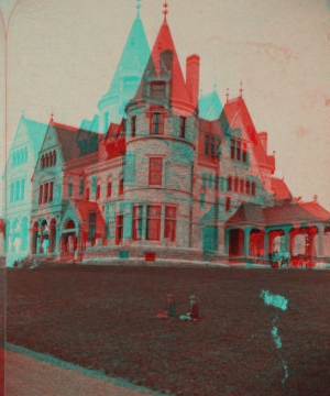 The McGraw-Fiske Mansion, East Hill, University Avenue, Ithaca, N.Y. (W. H. Miller, architect) [1879?-1883?]