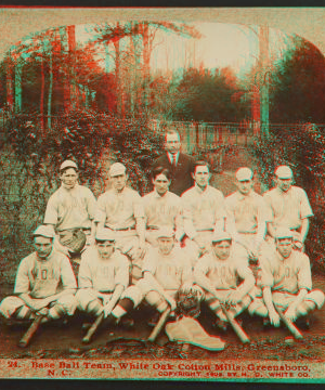 Baseball team, White Oak Cotton Mills. Greensboro, N. C. 1909