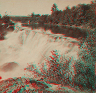 View at High Falls. [1859?-1890?]