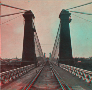 The Suspension Bridge. [1860?-1875?]