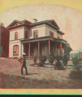 Mr. Martin's Residence, Llewellyn Park, Orange. 1858?-1875? [ca. 1860]