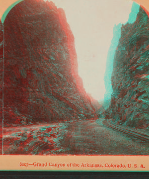 Grand Canyon of the Arkansas, Colorado, U.S.A. 1865?-1902? c1897