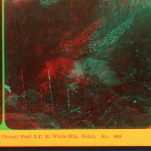 Dismal Pool & R.R., White Mtn. Notch. [1876-1889] 1858?-1895?